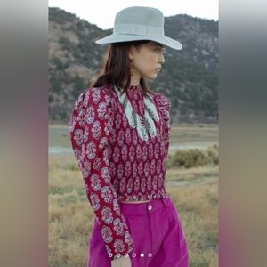 Alix of Bohemia Emma smocked top